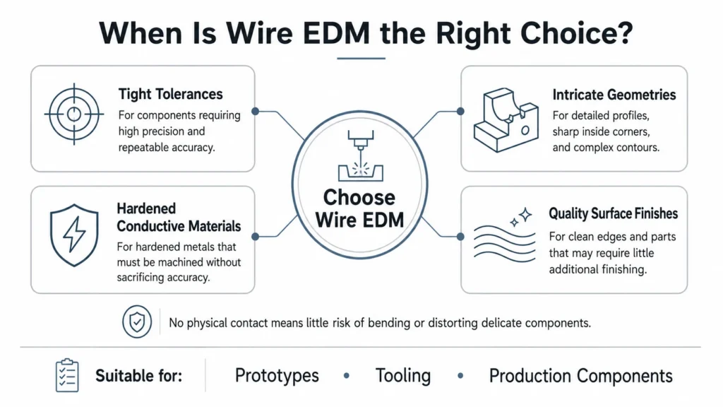 when in wire edm right choice